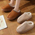 Plush Winter Platform Slippers