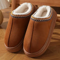 Plush Winter Platform Slippers