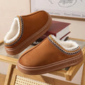 Plush Winter Platform Slippers