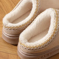 Plush Winter Platform Slippers