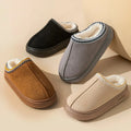 Plush Winter Platform Slippers